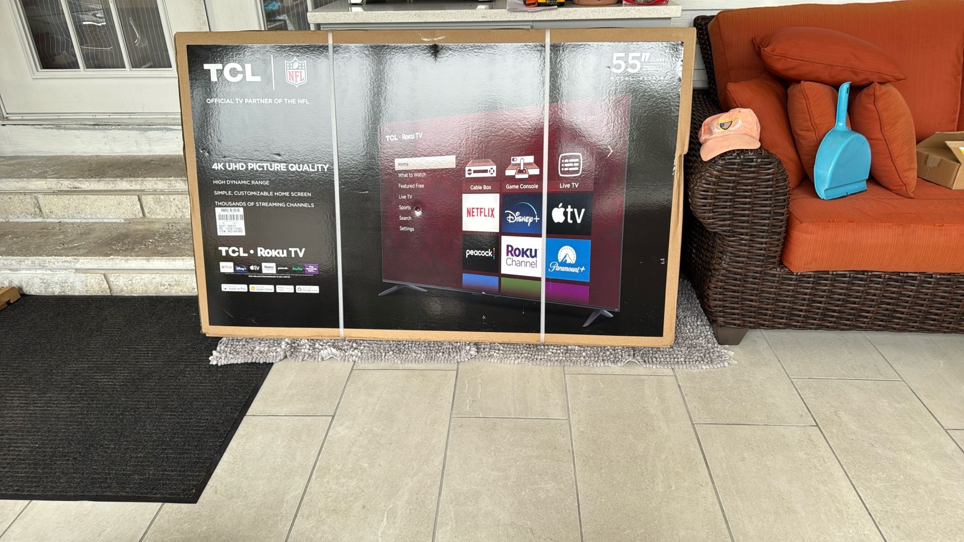 Brand New In A Box TCL 55”. 