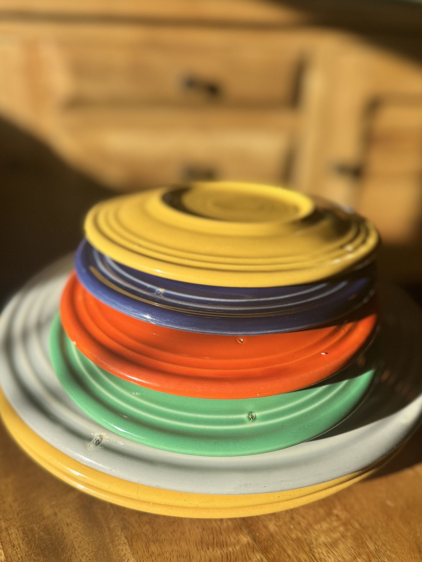 Vintage Fiestaware Fiesta Plates Dinner Plate Salad Plate