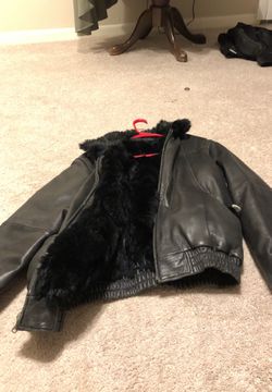 Reverse leather meek jack 50$
