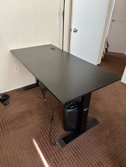 Electric Sit Stand Desk 55x28 Black