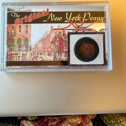 (1753 Very Rare) The ORIGINAL NEW YORK PENNY COPPER “DUIT” - Dutch Origin Very Rare! 