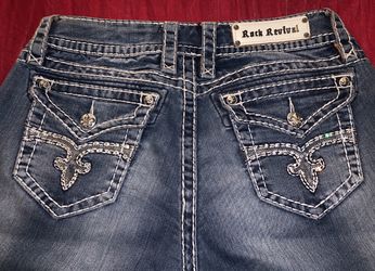 “⚜️Rock Revival⚜️” Ladies Jeans “Size 30” **Like New $50 “No Ridiculous Offers or You Will Be Blocked” “Boot Cut”