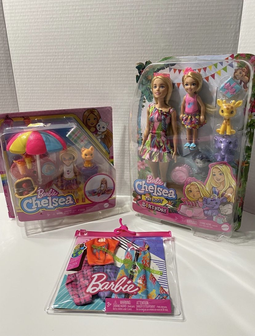 Barbie Chelsea Bundle, NEW SEALED! Bundle #1