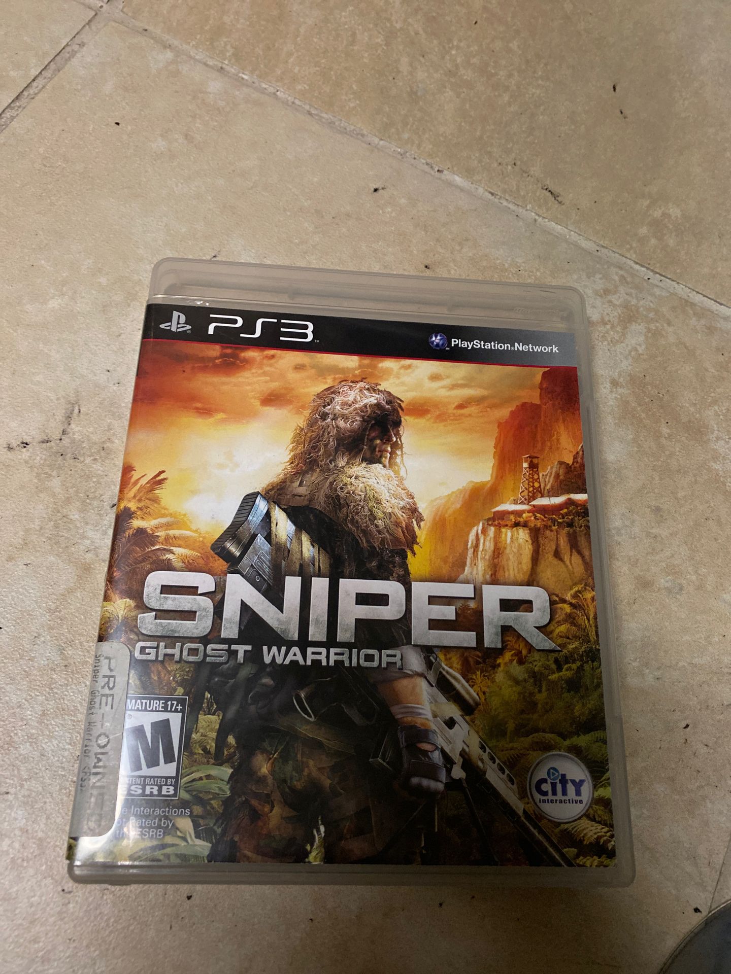 PS3 Sniper Ghost warrior