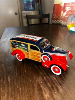 Denver Broncos 1937 Woody Wagon sculpture from The Hamilton Collection