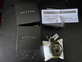 Brand New ACWW583-005 Avicta Engorph X Invicta Digital Essentials Men 53 mm ABS Army Green SK160