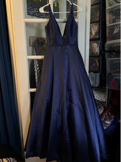 Royal blue formal dress