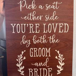 Wedding Sign
