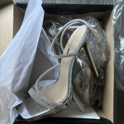 Sliver High Heels 