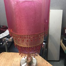 Antique Girls Lamp In Great Shape At Least 30 Years Old 