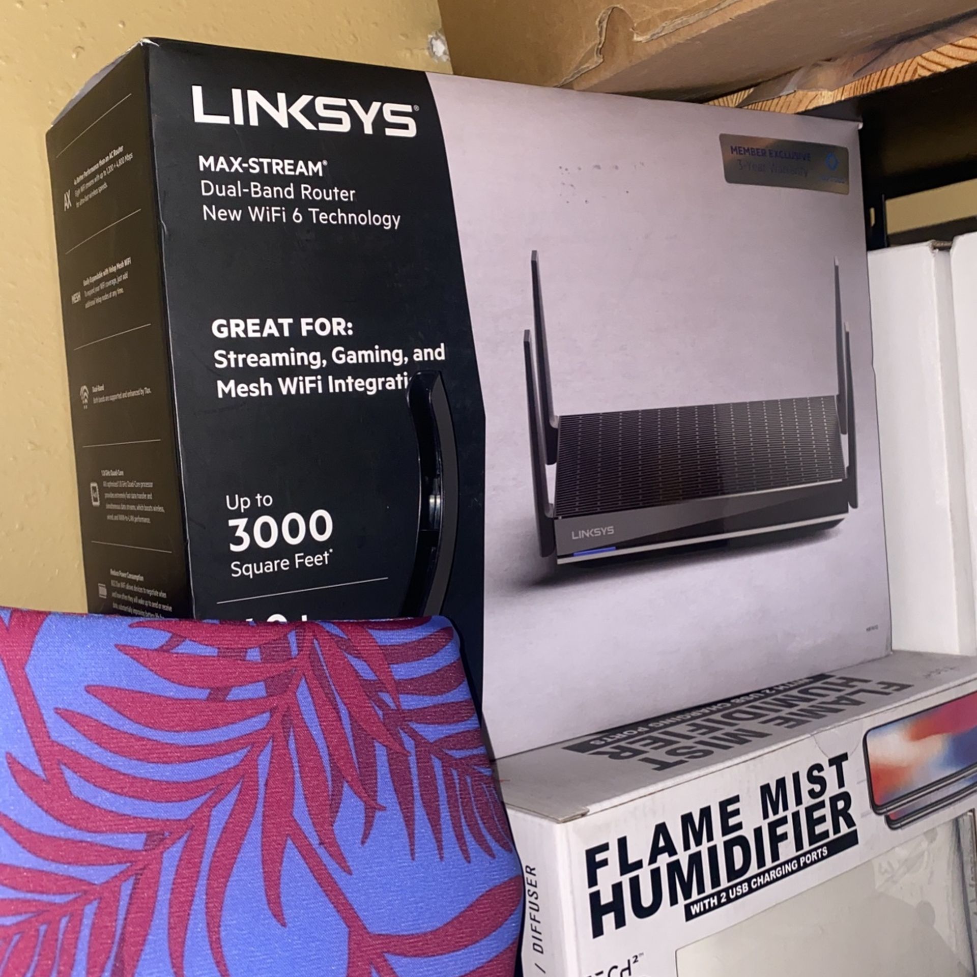 Linksys - Max-Stream AX6000 Mesh Wi-Fi 6 Route