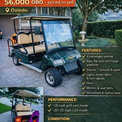 Star EV LSV 4 passenger