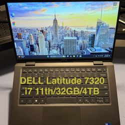 Dell Latitude 7320 i7 / 32GB Ram / 4TB SSD