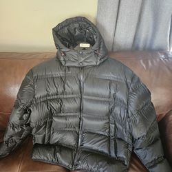 Moose Knuckles Men's X-Large Black Lighten Up Down Filled Puffer Jacket