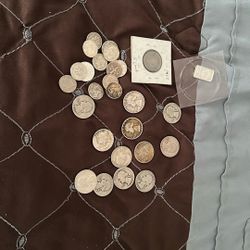 Silver Quarters And Dimes