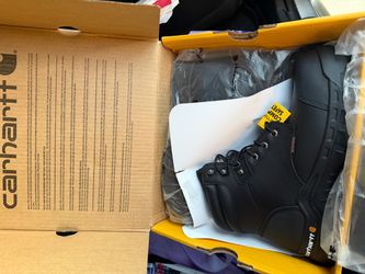 Carhartt Black Waterproof Work Boots