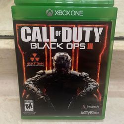 Xbox One Call of Duty Black Ops III