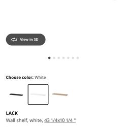 Ikea lack shelves Set of 3