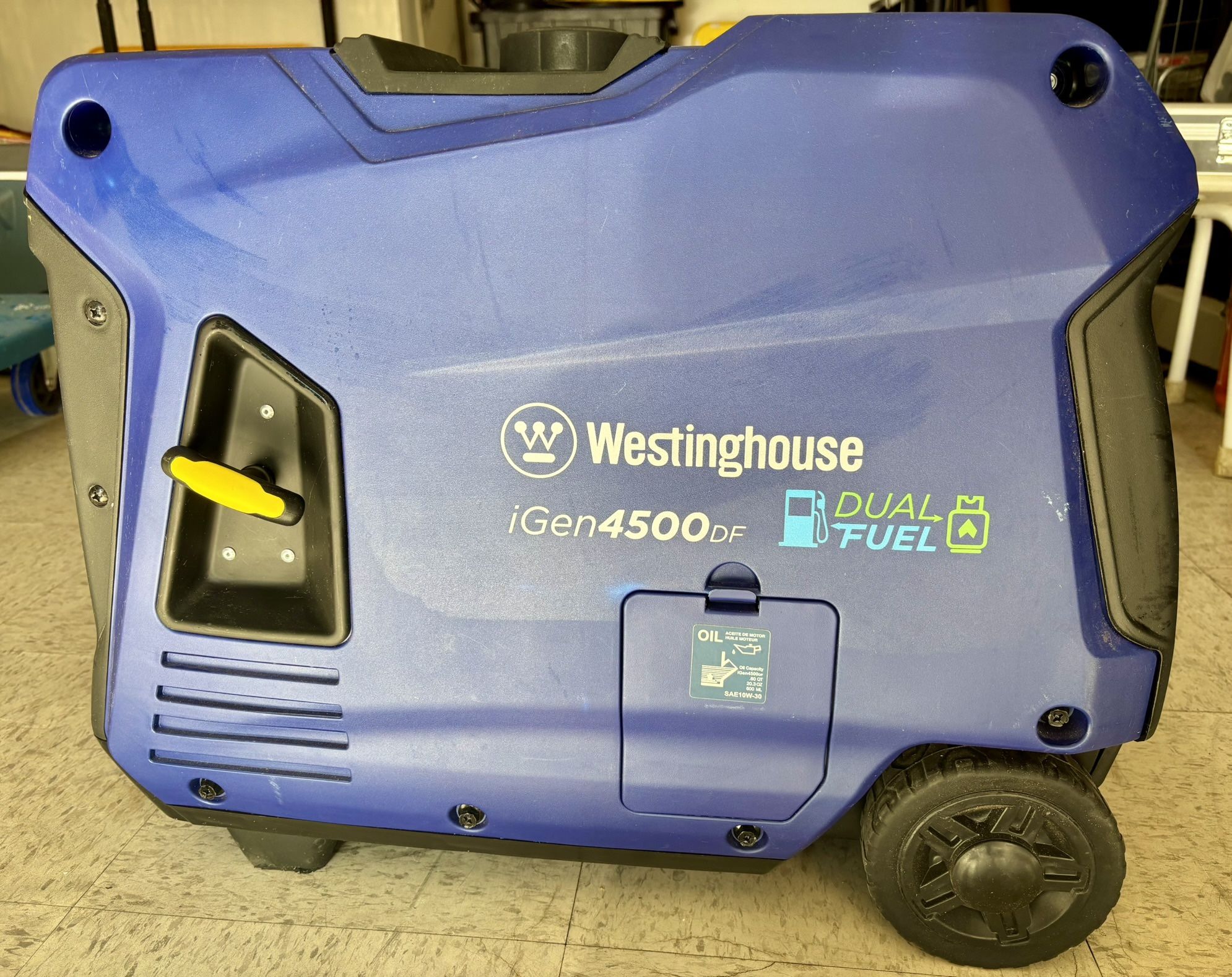 Westinghouse Igen 4500 DF Dual Fuel Inverter Generator
