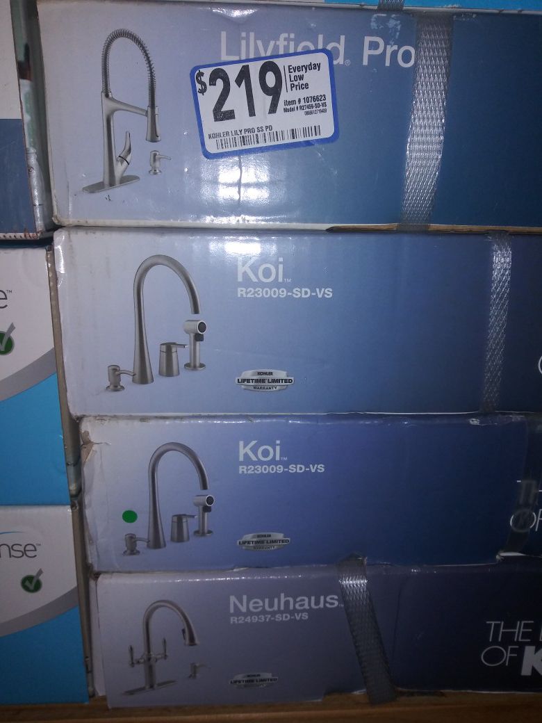 Kohler kitchen faucets BRAND NEW!!