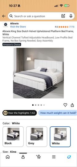 Brand New King Platform bed