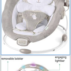 Ingenuity InLighten Baby Bouncer Infant Seat