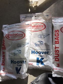 Enviro Care Thegnology Hoover K Vacuum Bags 3 bags for Package