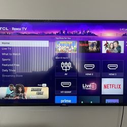 TCL Roku TV - 43”