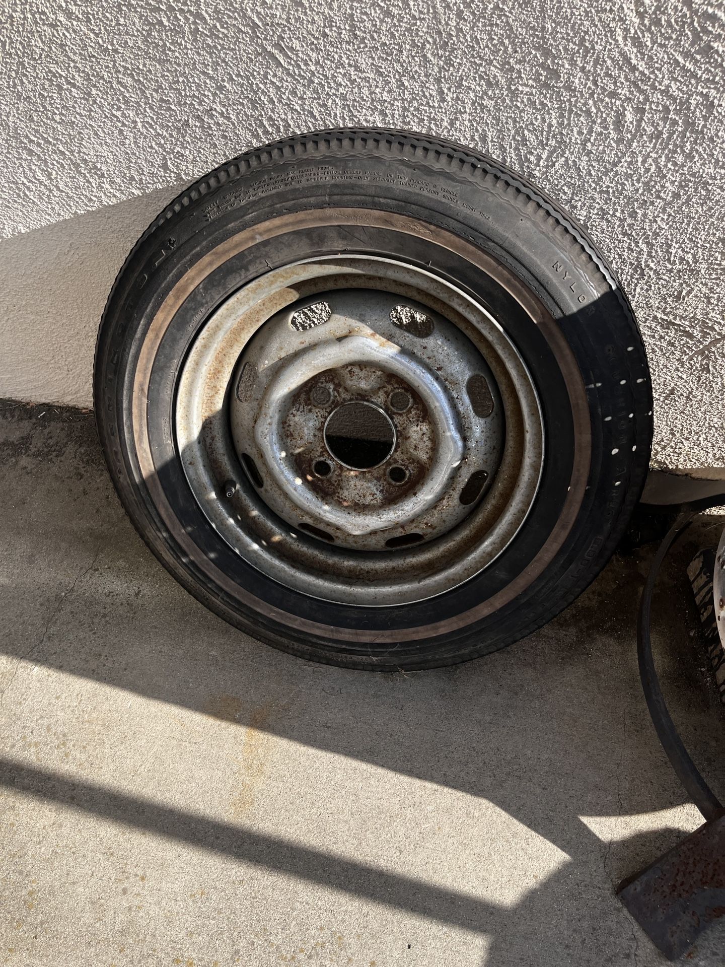 Vw Bug Spare Wheel 15” 