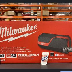 Milwaukee New Speaker Bluetooth 12M -18M 