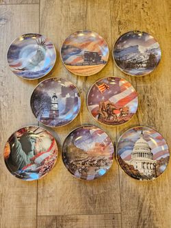 Bradford Exchange America the Beautiful Calendar plates