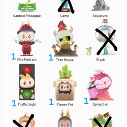 THE MONSTERS - Almost Hidden Series Figures