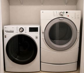 Washer and dryer