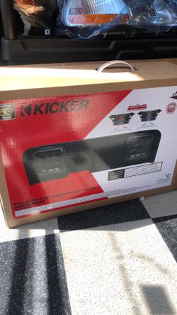 Kicker dual l7t12 slim subwoofers in box for 799.99