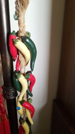 Ceramic hanging chiles