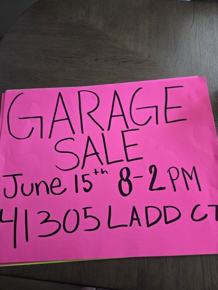 Garage SALE