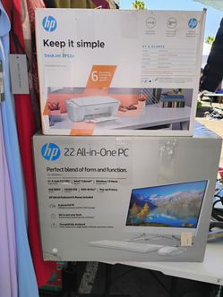 HP All-in-One 22-df0013w, 22-inch