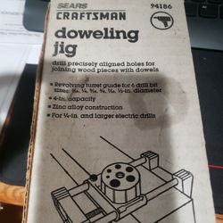 Vintage CRAFTSMAN DOWELING JIG MADE IN USA , LIKE NEW
