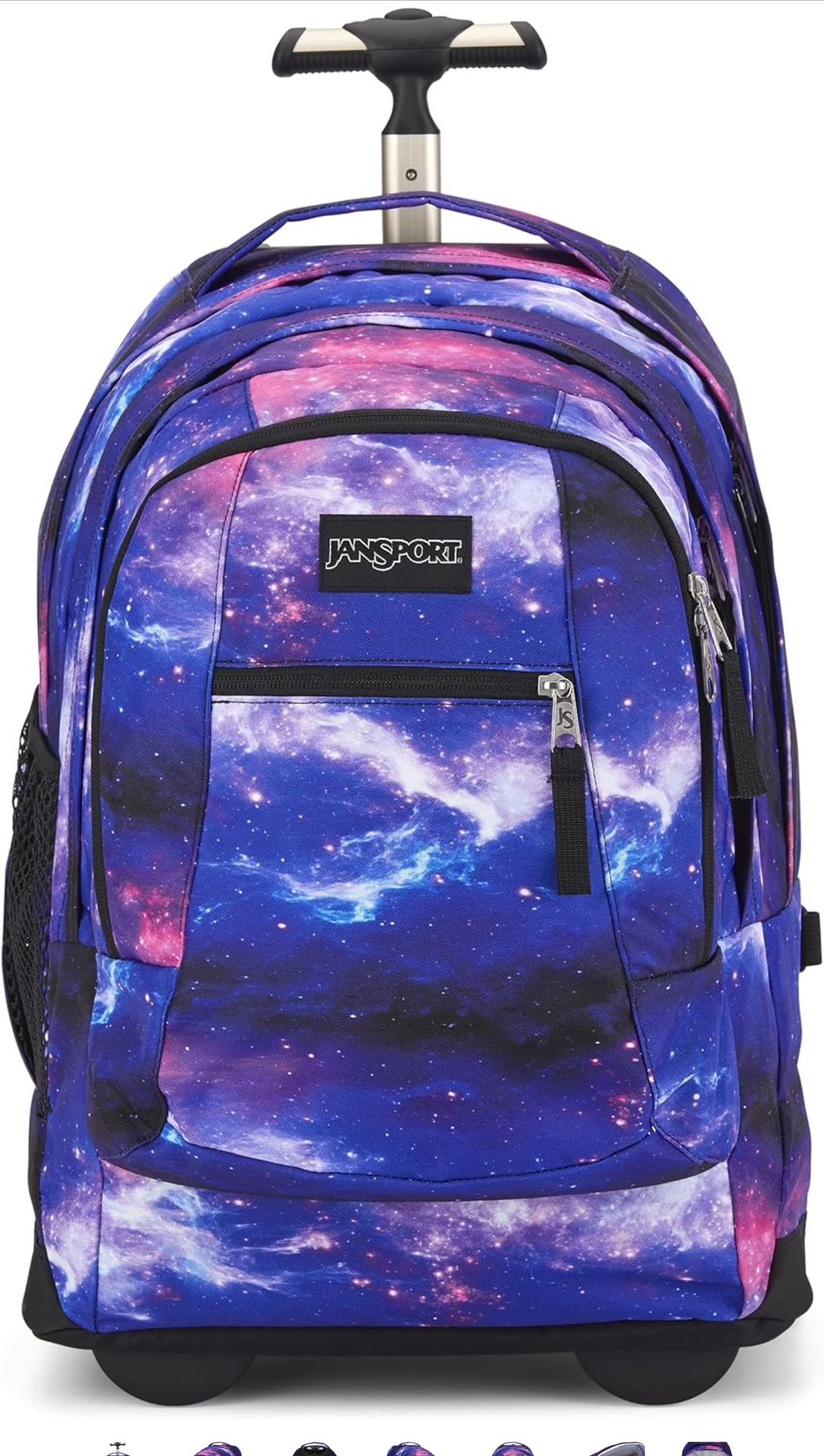 jansport wheeled superbreak rolling bag Backpack (Black) 80 mm inline wheels Jansport Driver Jansport Superbreak Rolling