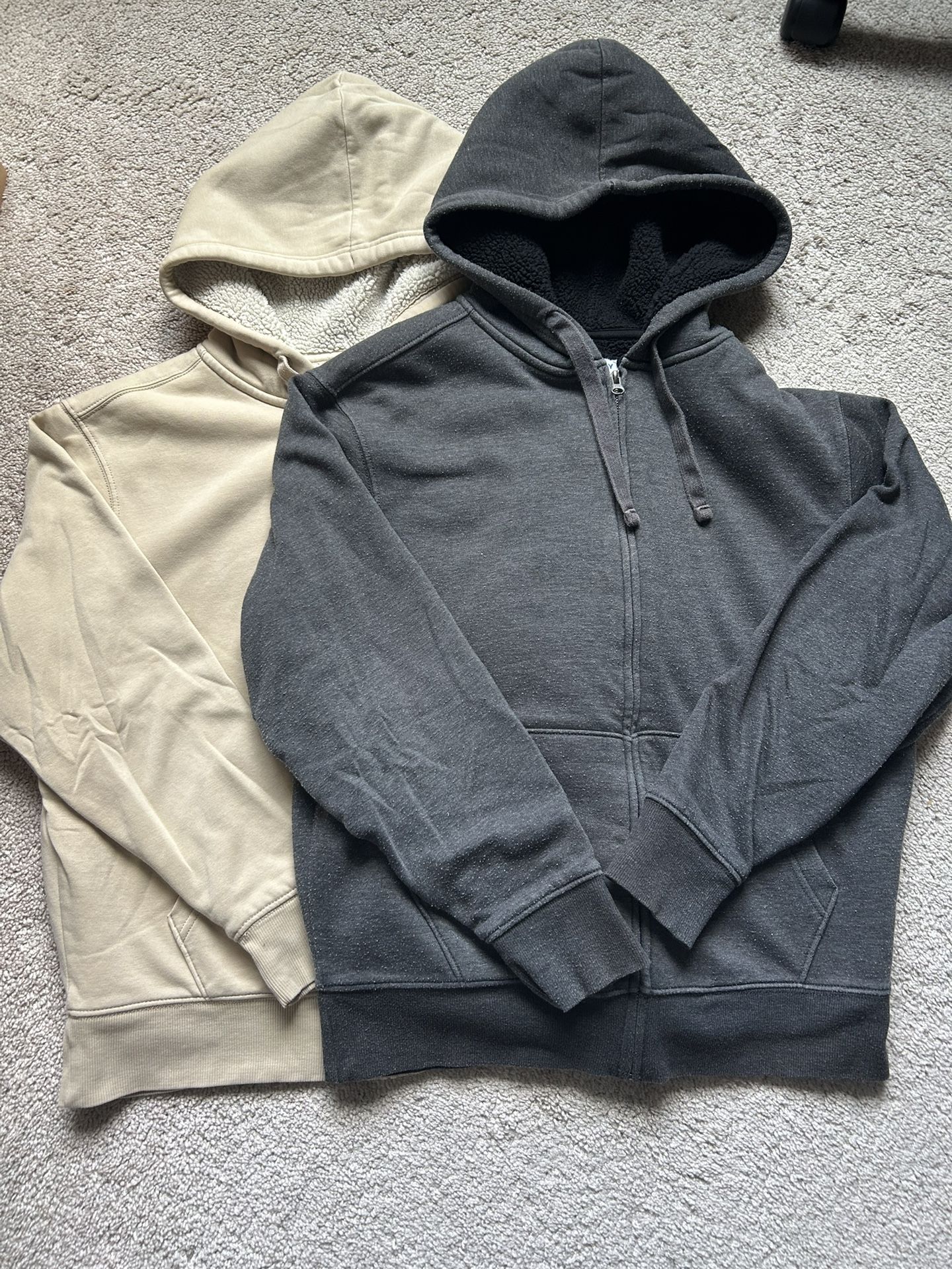 2 Old Navy Mens Sherpa Lined Jackets Size Small