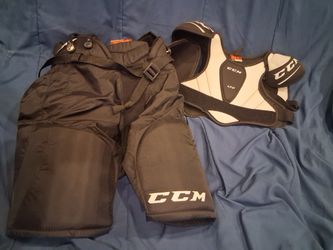 CCM Youth Ice Hockey Pants & Shoulder Pads