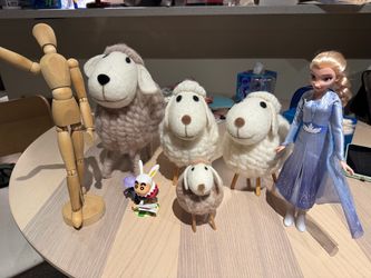 a bunch of figurines