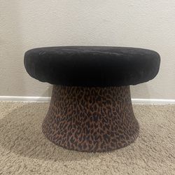 Leopard Ottoman/ Larger One