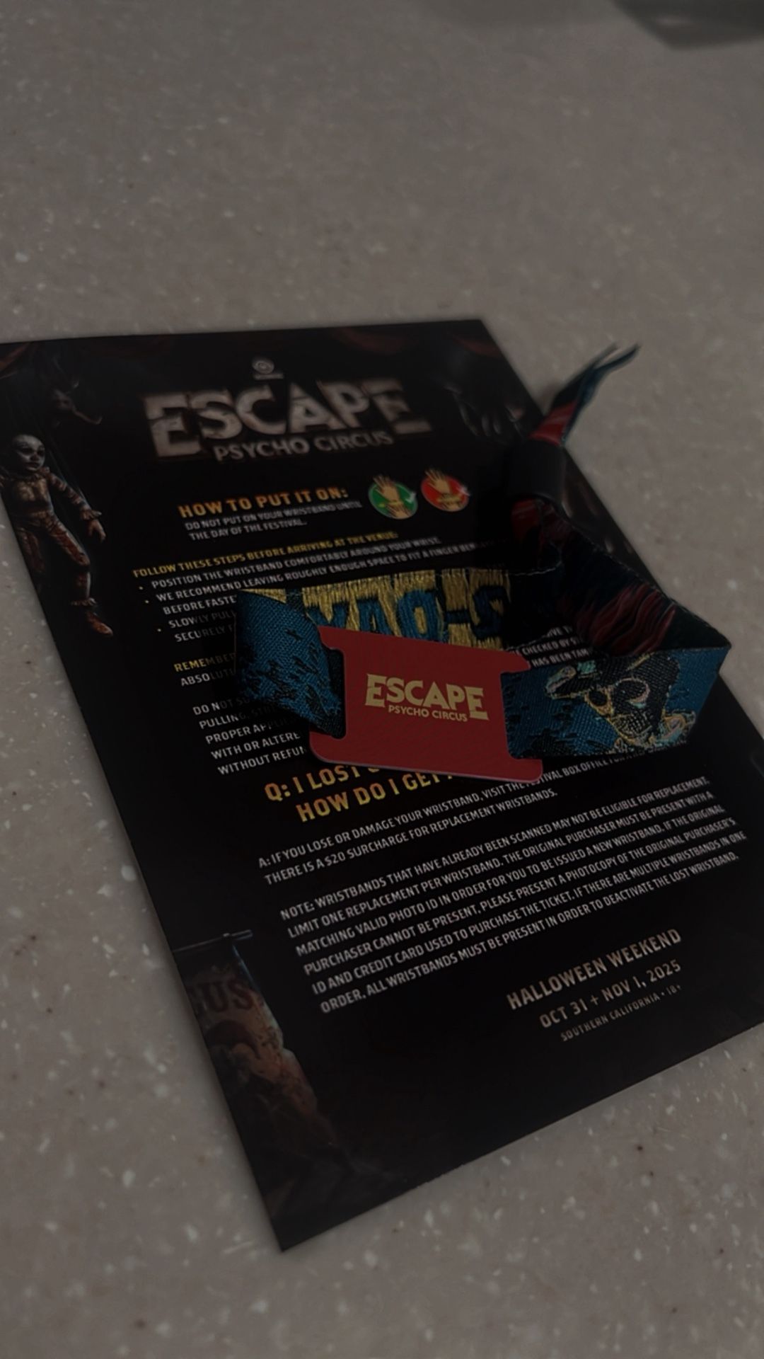 2 Day Escape Ticket