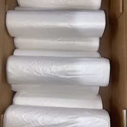Box Of 40 In X 48 In   40-45 Gallons 250 Trash Bags  Color Natural  $30 Firm On Price 