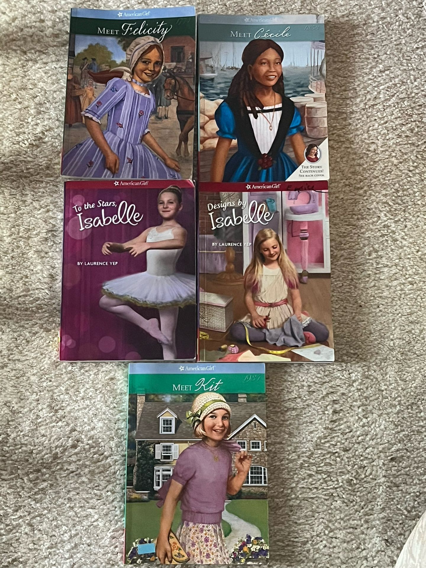 American Girl Books “Meet….” Collection