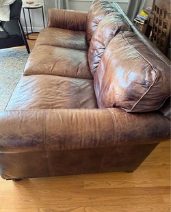 Leather couch