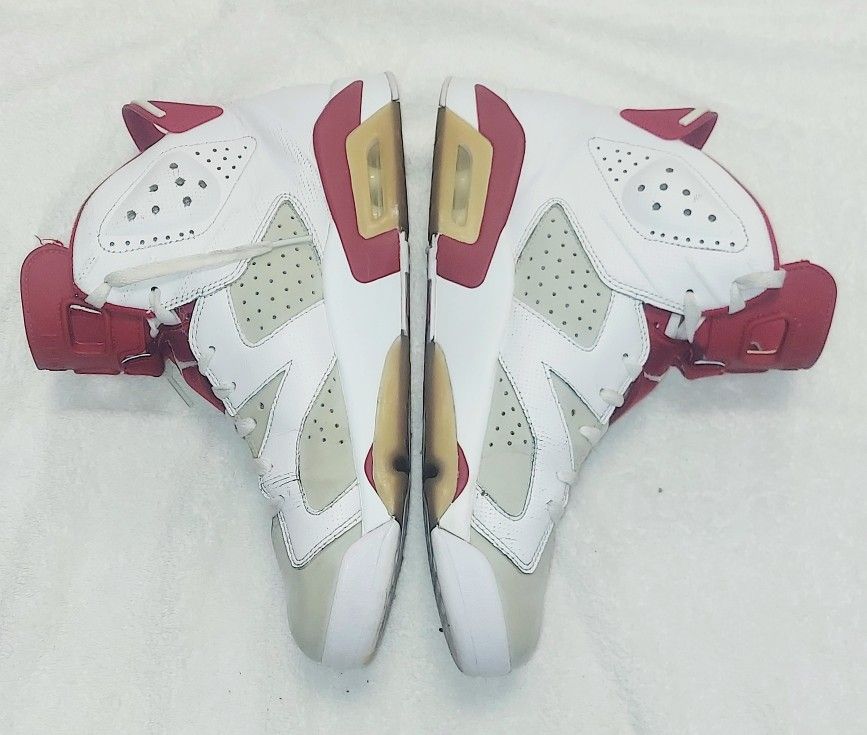 1991 Jordan 6 White Red Size 11 Mens Great Condition