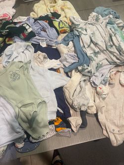 Baby boys clothes size newborn to size 3 months over 40 pieces all in great condition take all .
