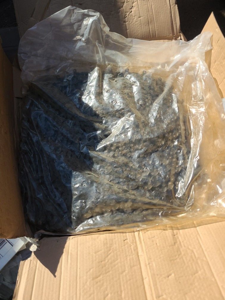 50 Ft HITACHI MAXCO 40rivetted Attachment Roller Chain With Special K1 Attachment